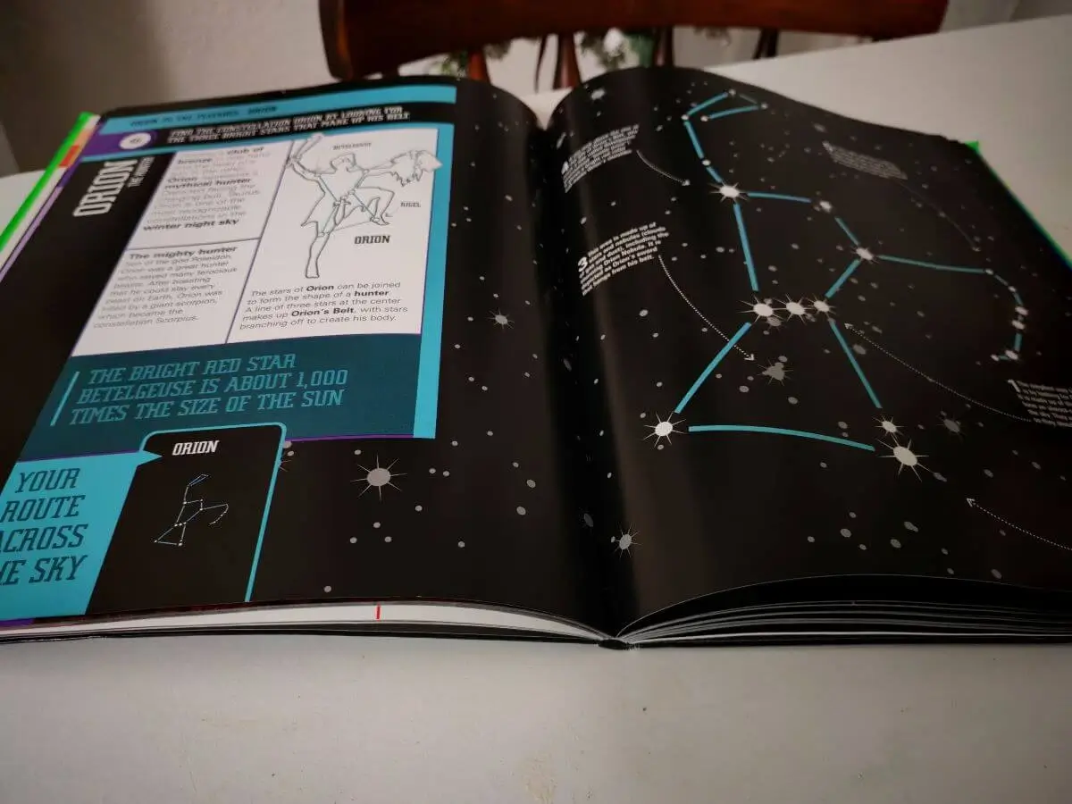 Star Finder Book - Orion to Pleiades Route